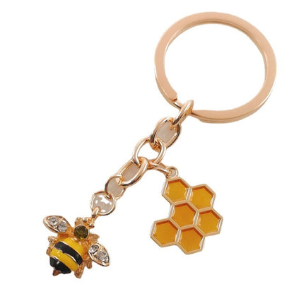 Cute Insect Enamel Keychain