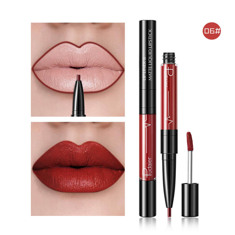 Matte Plumping Lip Gloss and Lip Liner