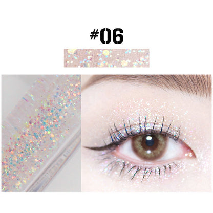 Pearly glitter liquid eye shadow