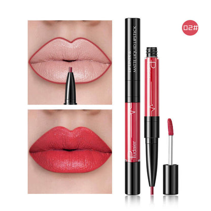 Matte Plumping Lip Gloss and Lip Liner