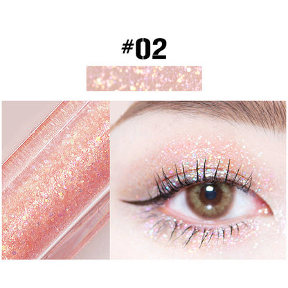 Pearly glitter liquid eye shadow