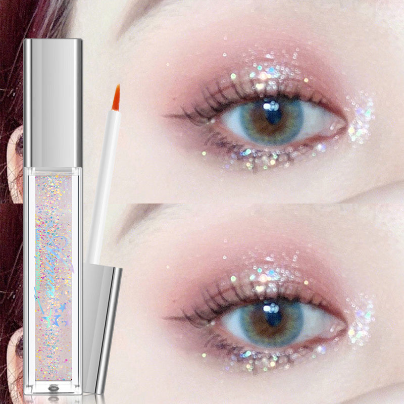 Pearly glitter liquid eye shadow