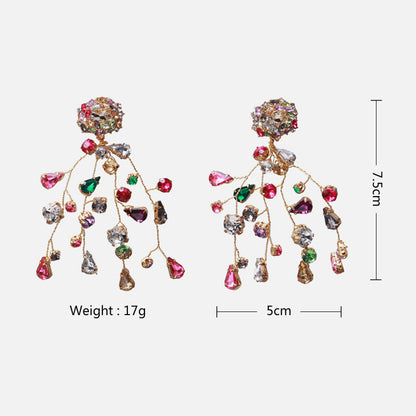 Colorful Crystal Earrings