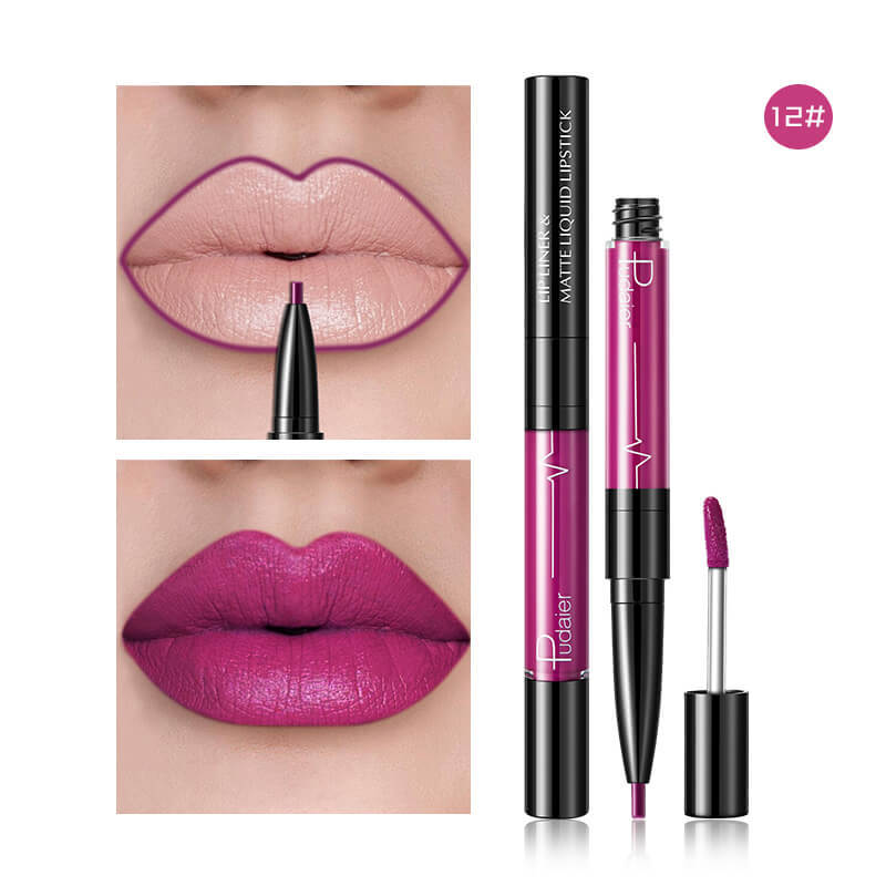 Matte Plumping Lip Gloss and Lip Liner