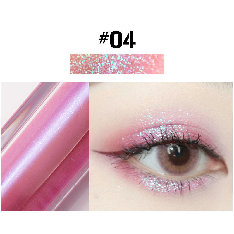 Pearly glitter liquid eye shadow