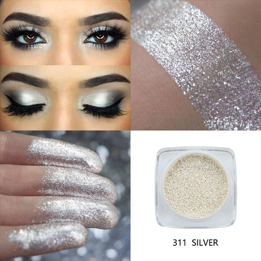 Silver Gold Pearl Eye Shadow And Glitter