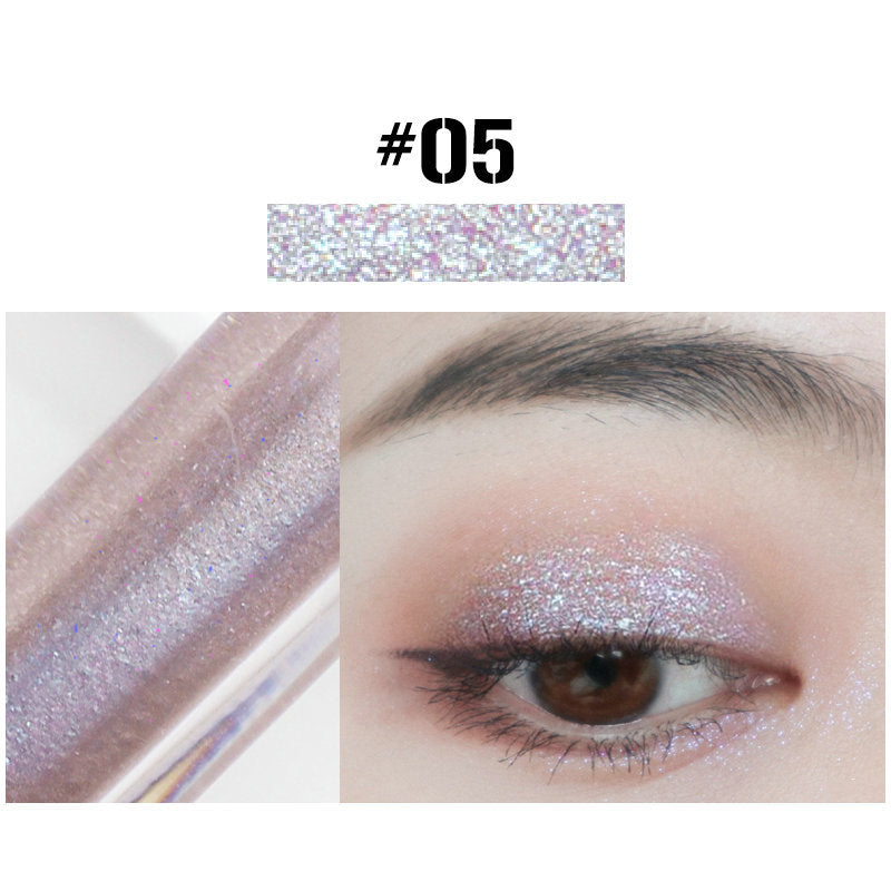 Pearly glitter liquid eye shadow