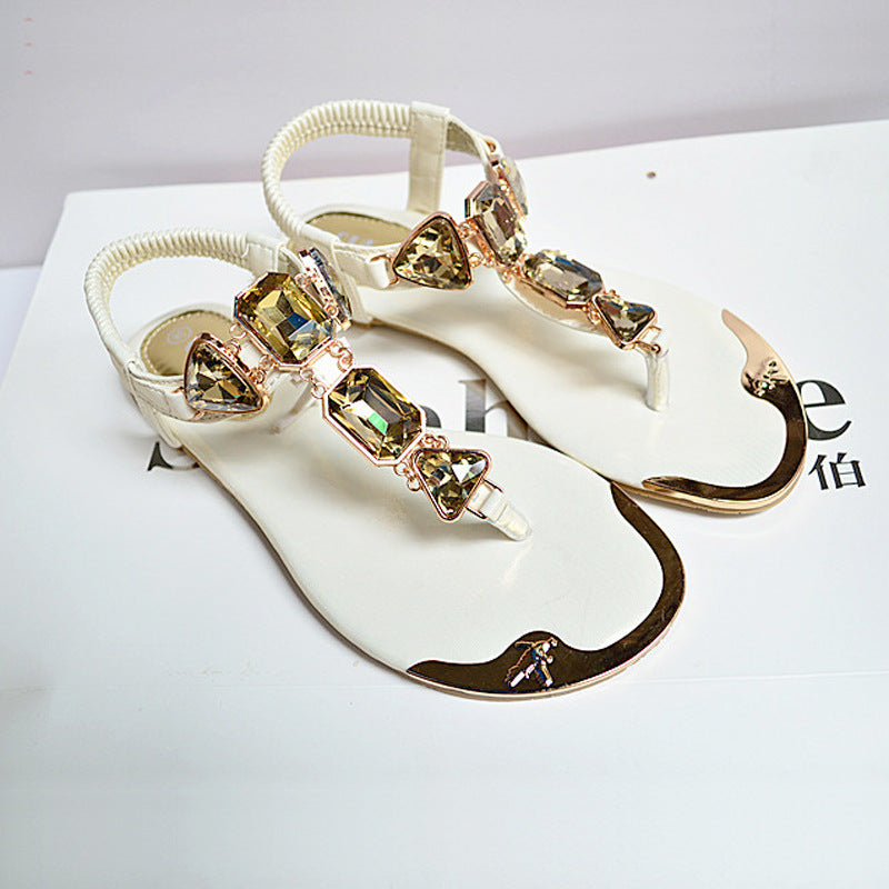 New Summer Crystal Sandals