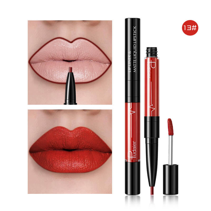 Matte Plumping Lip Gloss and Lip Liner