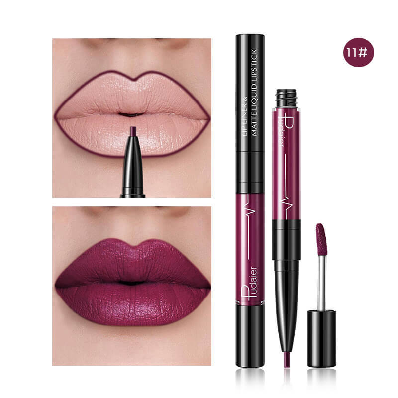 Matte Plumping Lip Gloss and Lip Liner