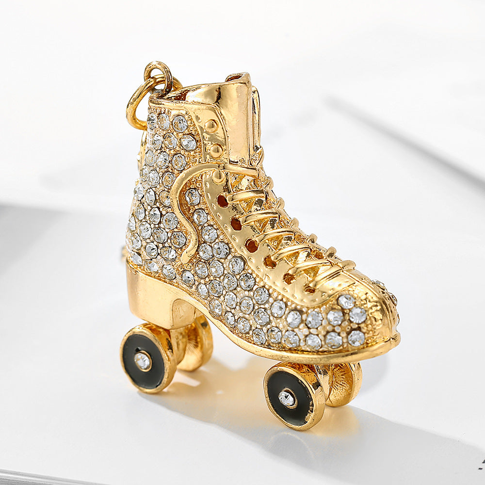 Diamond Skates Keychain