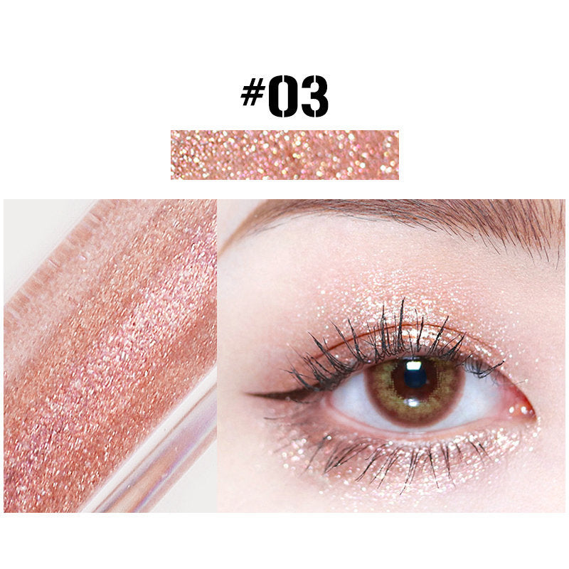 Pearly glitter liquid eye shadow