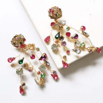 Colorful Crystal Earrings