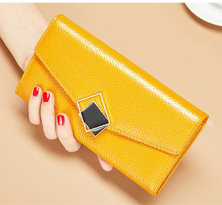 Large-capacity Genuine Leather Wallet