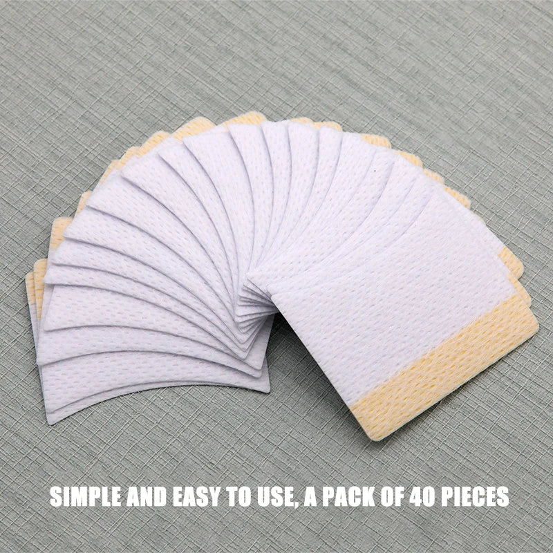 40pcs Cotton Disposable Under Eyelash Pads