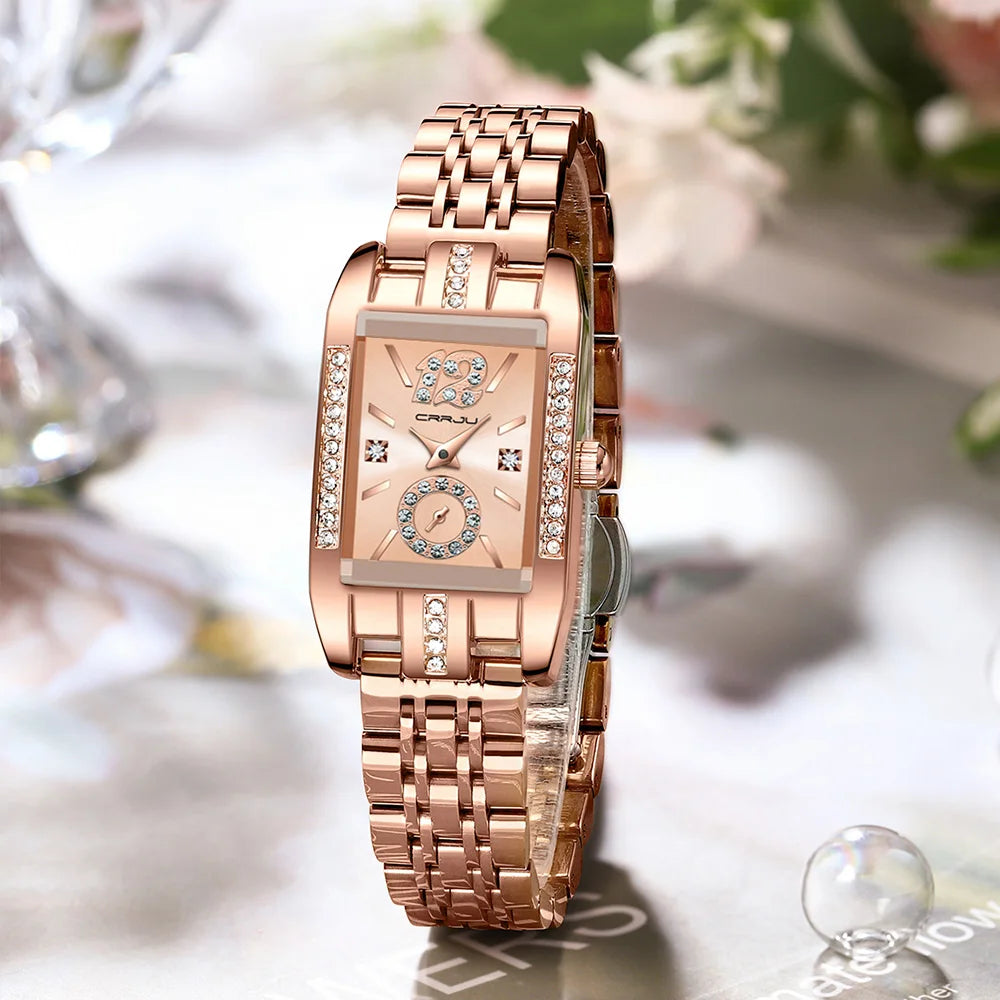 Luxury Rhinestone Fashion Elegant Wristwatch