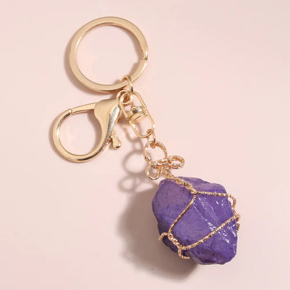 Natural Stone Keychain