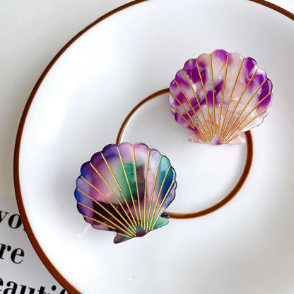 Summer Colorful Shell Hair Clip