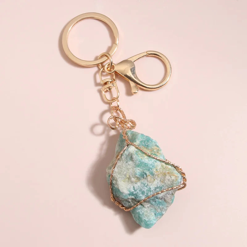 Natural Stone Keychain