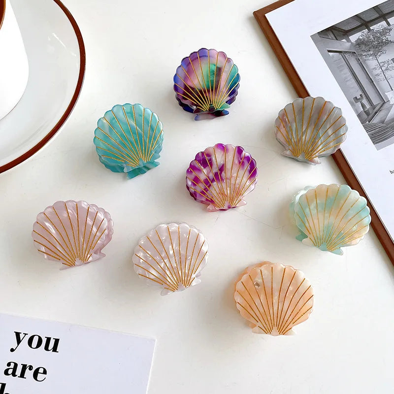 Summer Colorful Shell Hair Clip