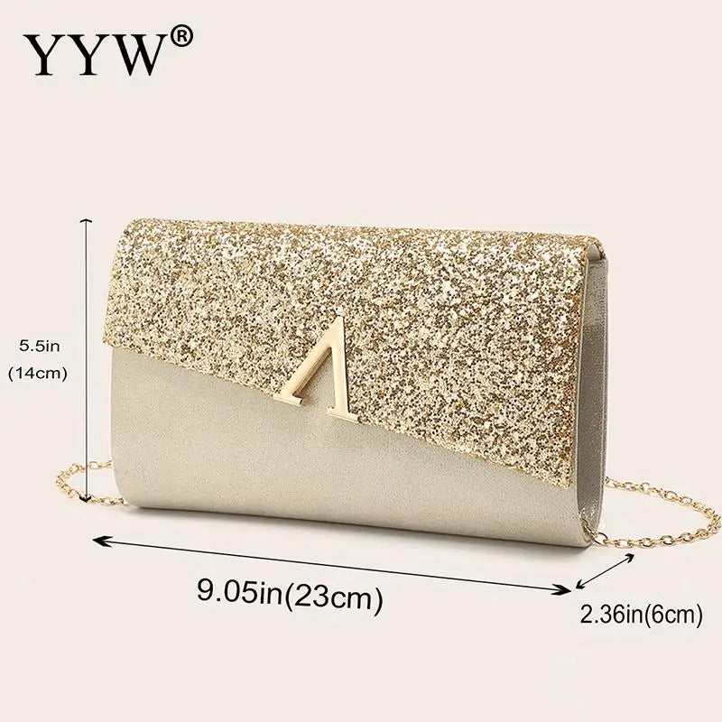 Women sequins clutch