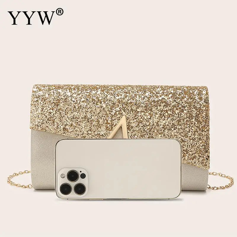 Women sequins clutch