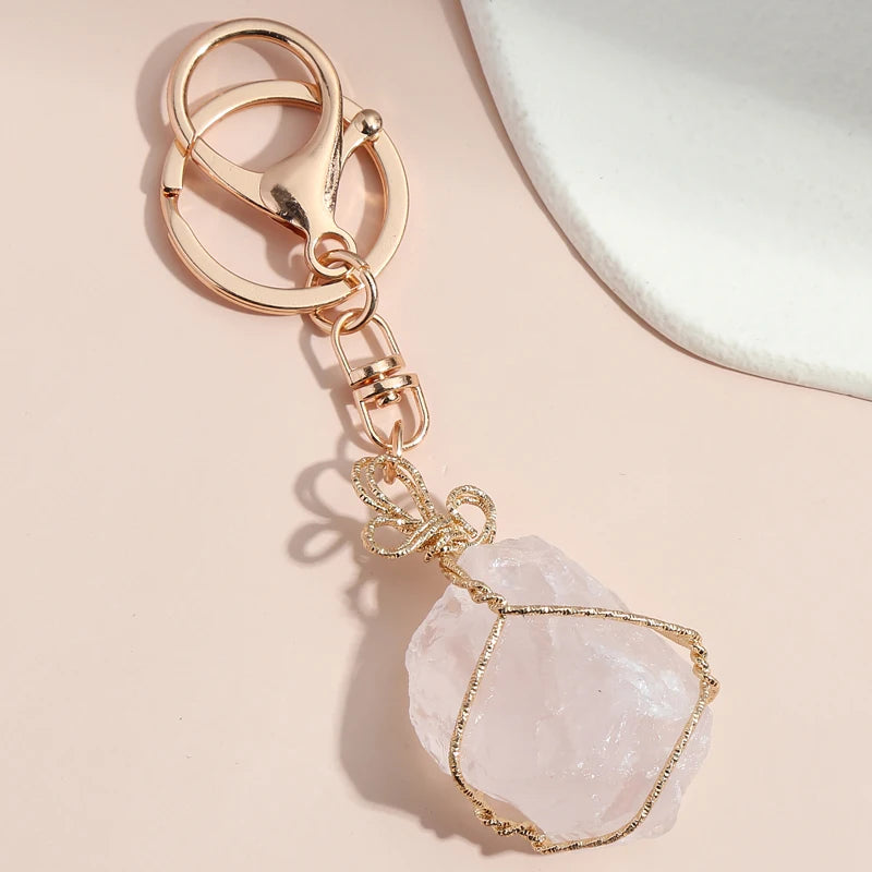 Natural Stone Keychain