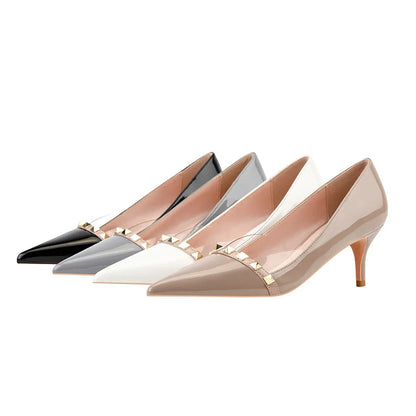 High pointed toe heels