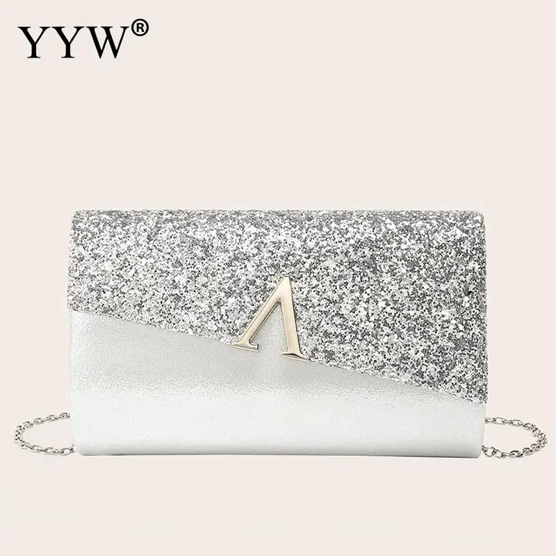 Women sequins clutch