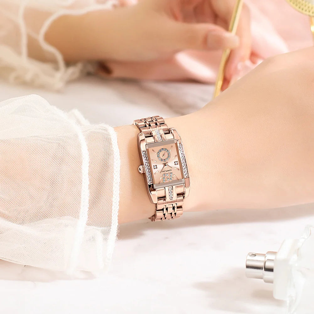 Luxury Rhinestone Fashion Elegant Wristwatch