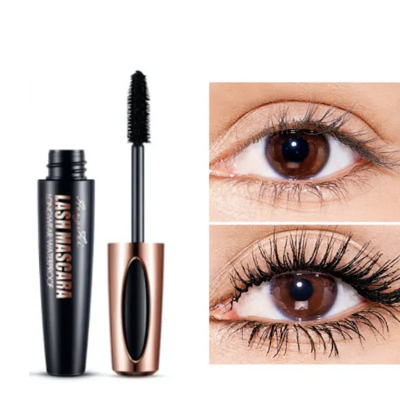 4D smudgeproof mascara to give thicker look