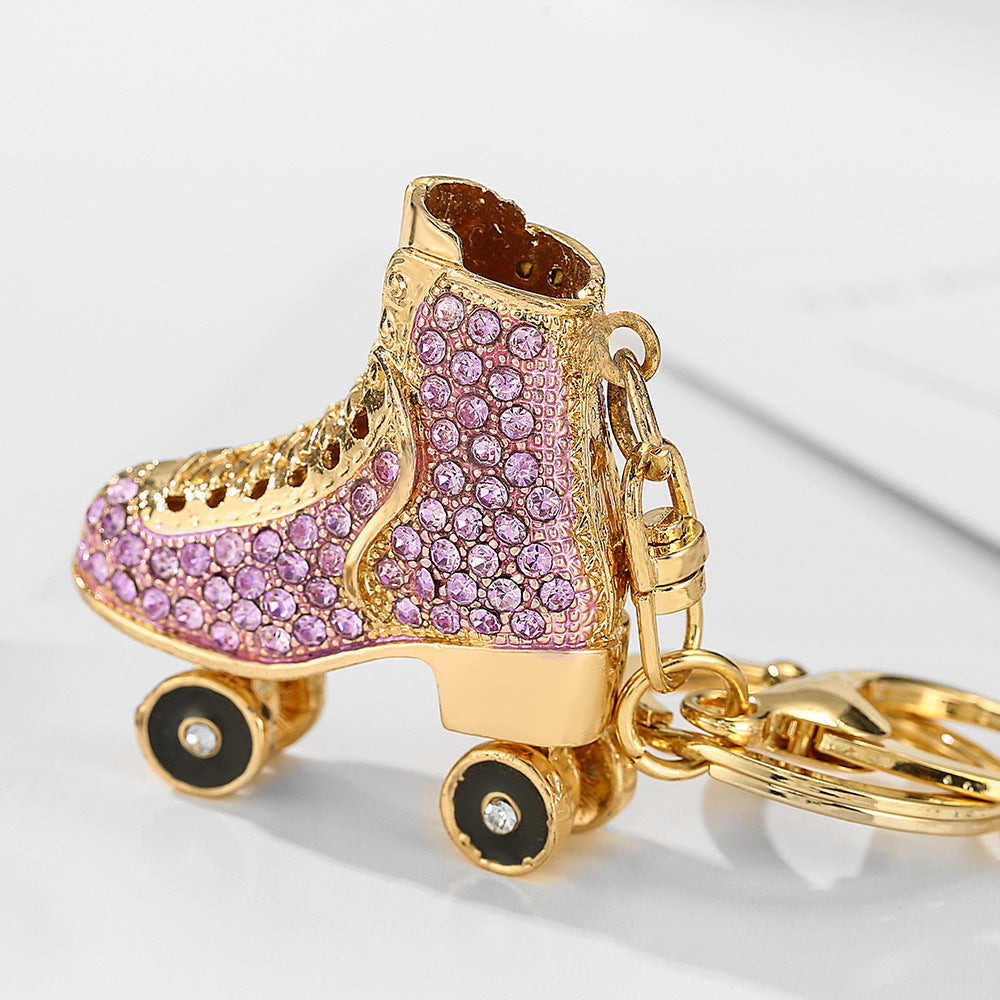 Diamond Skates Keychain