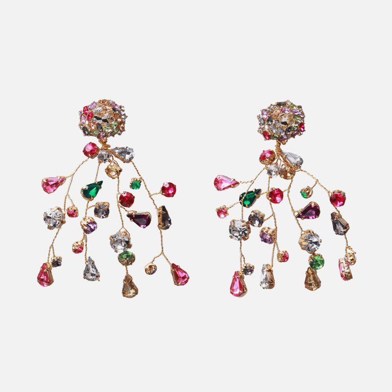 Colorful Crystal Earrings