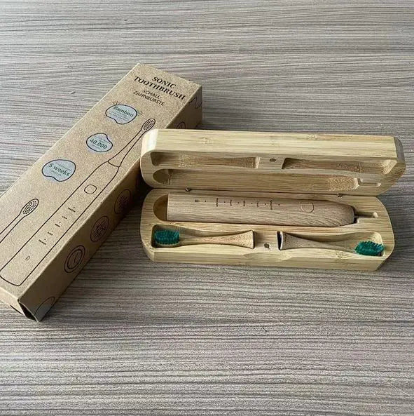 Bamboo USB Rechargeable Electric Toothbrush